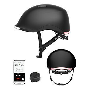Lumos Nyxel Smart Bike Helmet, Customizable Front and Back LED Lights with Turn Signals, 360° Visibility $69.98