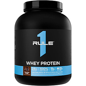 Rule 1 Whey Protein - 10 lbs + Rule 1 BCAA - 30 Servings Watermelon $80