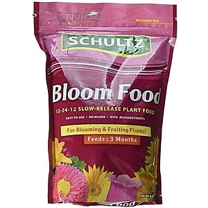 [NEW] $8.79 | 56-Oz Schultz Slow-Release Bloom Fertilizer + $0.66 credit at Amazon