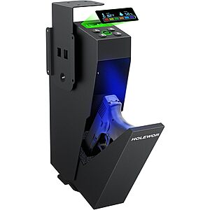 Gun Safe Biometric Pistol Safe Fingerprint Drop Down Mount Handgun Safe $29.99