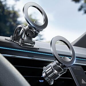 LISEN MagSafe Car Mount Magnetic Phone Holder (Ultra Magnets) $6.29 + Free Shipping w/ Prime or on $35+