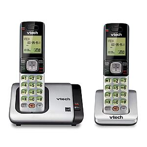 $29.99: VTech CS6719-2 2-Handset Cordless Phone with Caller ID/Call Waiting, Silver