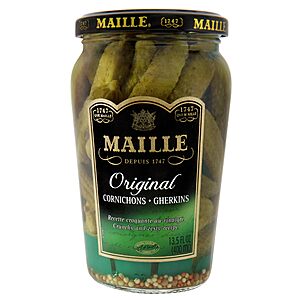 Select Accts[AC,S&S] 13.5 oz Maille Pickles Cornichons Original The perfect cornichon $3.11 + Free S&H w/ Prime or $35+