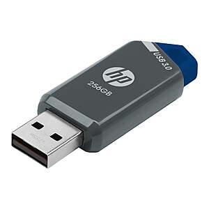 HP 256GB x900w USB 3.0 Flash Drive $10.99 + $6.99 S/H @ Walmart.com