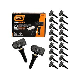20 Pack GEARWRENCH Universal Programmable Rubber TPMS Sensor $119.99 + Free S&H w/ Prime at Woot!