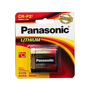 Panasonic CRP2 Photo Lithium Battery $2.99 + Free S&H w/ Prime at Woot!