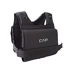 CAP Barbell CAP 20 LB Adjustable Weighted Vest – Full Body Workout $17.99 + Free S&H w/ Prime at Woot!