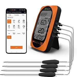 Bluetooth Meat Thermometer Smart Kitchen Thermometers $24.99 $49.99