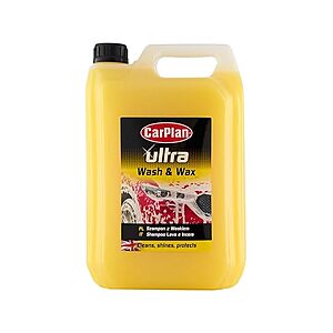 CarPlan Ultra Wash & Wax Car Shampoo, 169 fl oz (1.3 Gallon) pH Neutral Soap Cleans, $16.99, FS Prime, Woot!