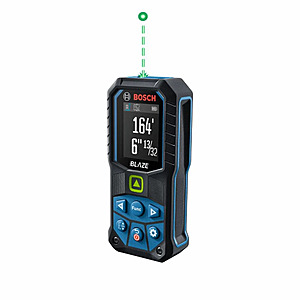 Bosch BLAZE Green Beam Laser Distance Measurer 165' (GLM165-25G) $99