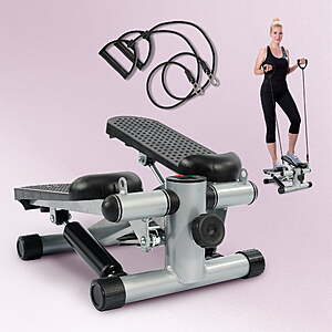 BalanceFrom Mini Stepper with Resistance Bands 300 lb Capacity $24.99 + Free S&H w/ Walmart+ or $35+