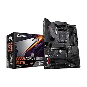 $97.99: GIGABYTE AMD B550 AORUS Elite Socket AM4 ATX DDR4 Motherboard at Woot!