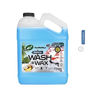 Turtle Wax Wash & Wax, Coconut Banana Scent (128 oz) $14.99 Free Shipping Costco.com