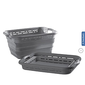 Pop N' Load Collapsible Laundry Basket 2-pack $23.99 free shipping Costco.com