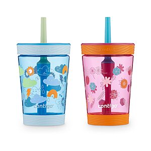 Contigo Kids Spill-Proof Tumbler with Straw 14 oz. 2 Pack $14.9