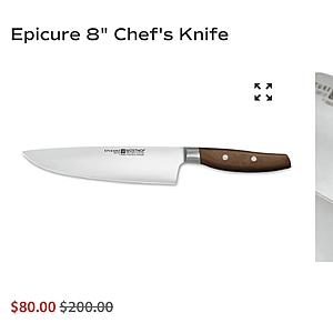 Wusthof Epicure 8" Chef's Knife $80