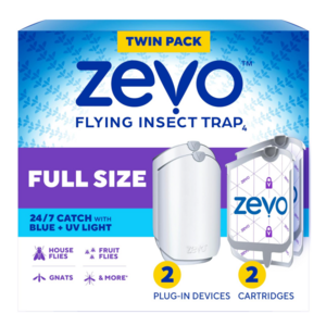 Zevo Flying Insect Traps (2 Plug-in Bases and 2 Cartridges) $20 + Free Shipping