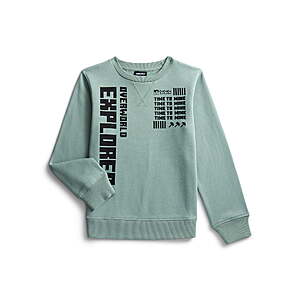 Minecraft Boys Graphic Crew Fleece Sweatshirt with Long Sleeves, Sizes XS OR 2XL ONLY $3.45