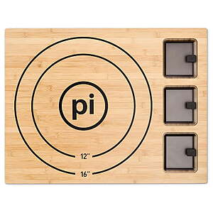 Solo Stove Pi Cutting Board with Containers & Lids, Large Food Prep Chopping Cutting Board $10.92