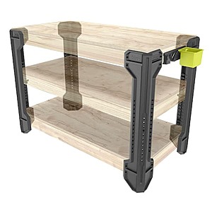 RYOBI FRAMEWORK Customizable Garage Workbench Kit $69.98 + Free Shipping