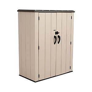 Lifetime outdoor vertical storage shed (60326)