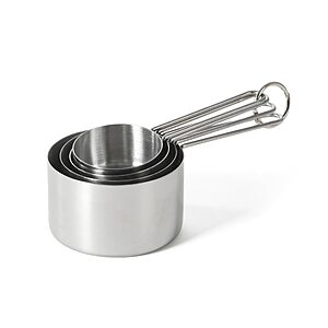 [AC]Martha Stewart Richburn 4-Piece Stainless Steel Measuring Cups Set $8.99 + Free S&H w/ Prime or $35+