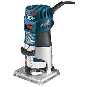 Bosch 1/4-in 5.6 -Amp 1 -HP Variable Speed Fixed Router one_size | PR20EVS $79