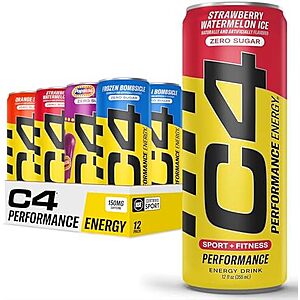 [SnS, AC] $10.99 | 12-Pack 12-Oz C4 Energy Drinks (C4 Energy x POPSICLE™ Variety Pack) at Amazon (91.6￠ each)