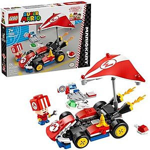 $15.99* | 174-Pc LEGO Super Mario: Mario Kart Standard Kit Toy Building Set at Amazon