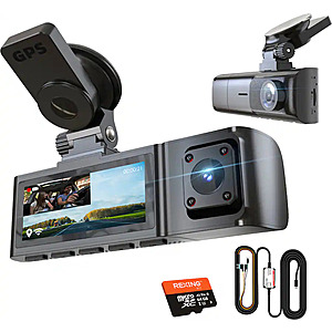Rexing - R316 4K GPS WiFi Front & Cabin Cam - Black $139.99 Bestbuy.com