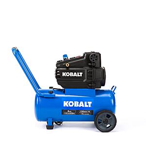 $149.00 LOWES Kobalt 8-Gallon Portable Electric 150 PSI Horizontal Air Compressor