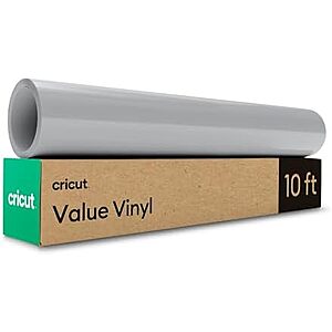 [AC] $3* | Cricut Value Permanent Vinyl (Gray, 12" x 10') at Amazon