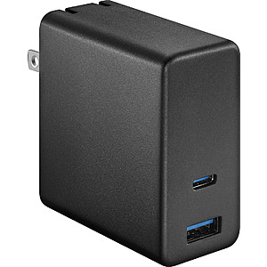 100W Best Buy essentials 2-Port Wall Charger (Black) $17.99 + Free Shipping