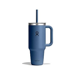 40-Ounce Hydro Flask Insulated Stainless Steel Travel Tumbler w/ Straw & Handle (Harbor Blue) $19.99 + Free Shipping w/ Prime or $6 Fee per Order