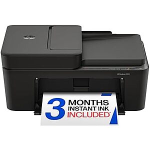 $69.99 | HP DeskJet 4355 Wireless All-in-One Color Inkjet Printer, Scanner, Copier (AJ4Y0A) at Amazon