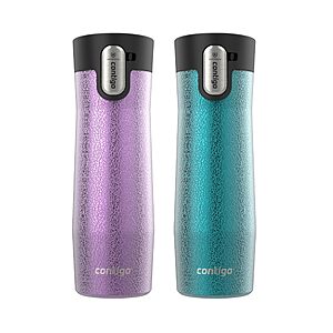 Contigo AUTOSEAL West Loop Stainless Steel Travel Mug(2-Pack, 20oz) $31.99 + Free S&H w/ Prime or $35+