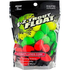 36-Count Trout Magnet E-Z Slotted Fishing Floats $7.99 + Free Shipping w/ Prime or on $35+
