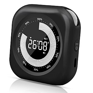 PERSUPER Visual Timer for Kids, 10 Hours Countdown/Up, with Rechargeable, 3 Volume Levels，3 Brightness Display, and Magnetic, Homeschool Study Tool, $7.99