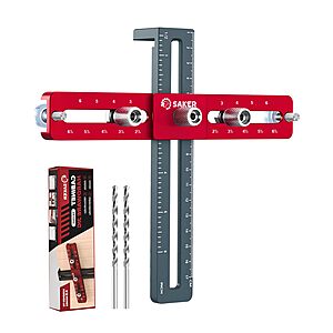 Saker Cabinet Hardware Doweling Jig for Knobs and Pull $27.49