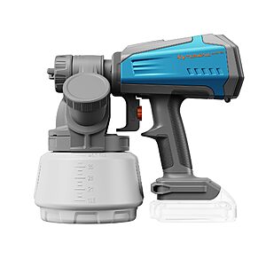 Tilswall Brushless Cordless Paint Sprayer Shark700 (compatible with DeWalt 20v Batteries), Easy Side-Fill, Electric HVLP Spray Paint Gun (1300 ml) $69.99