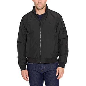 IZOD Men's & Big Men's Tech Rain Jacket Up to Size 2XL(Charcoal/Black) $10.75 +Free S&H w/ Walmart+ or $35+