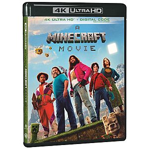 A Minecraft Movie (4K Ultra + Digital) $16.99 Amazon.com