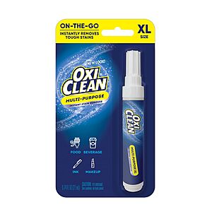 0.74-Oz OxiClean On The Go Stain Remover Pen $1.99 + Free Shipping w/ Prime or on $35+