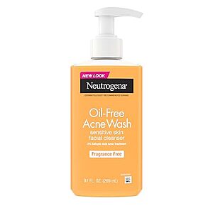 [SnS, AC] $2.50** | 9.1-Oz Neutrogena Oil-Free Acne Fragrance Free Face Wash w/ 2% Salicylic Acid at Amazon