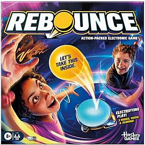 $10.71* | Hasbro Rebounce Electronic Tabletop Family Game at Amazon