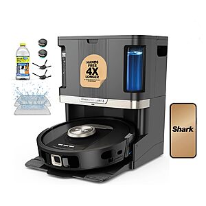 Shark Robot Vacuum & Mop Combo, Black, AV2810ZEBK $679.99