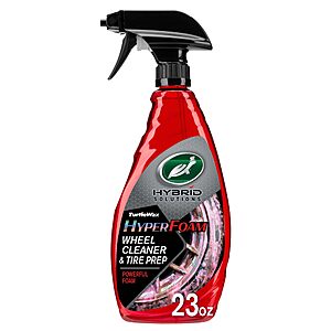23 oz Turtle Wax Hybrid Solutions Hyper Foam Wheel and Tire Cleaner, $8.39 if coupon available, Amazon