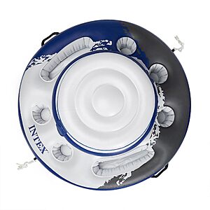 INTEX 56822EP Mega Chill Inflatable Cooler: Removable Ice Chest – 5 Built-in Cup Holders – 2 Durable Handles – Easy-to-Use Connectors – River Run Compatability $12.79