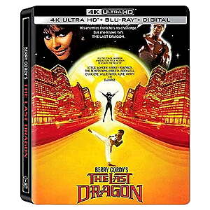 Berry Gordy’s The Last Dragon 4K Ultra HD SteelBook (4K Ultra HD + Blu-ray + Digital) $16.68 Amazon.com or Walmart.com