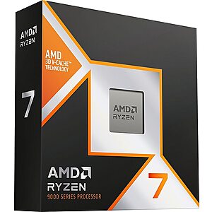 AMD Ryzen 7 9800X3D 8-core 4.7Ghz Computer Processor $356.83 + Free Shipping